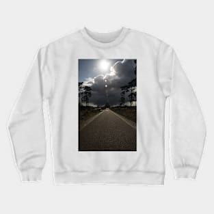 Distant rain behind the cathedral Crewneck Sweatshirt